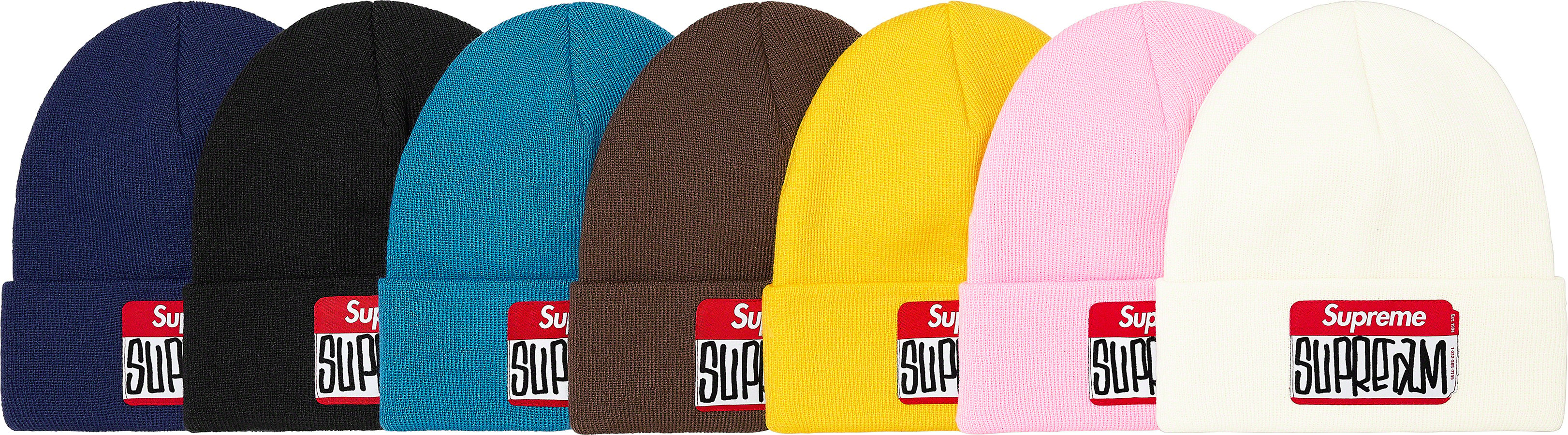 Supreme Gonz Nametag Beanie Black