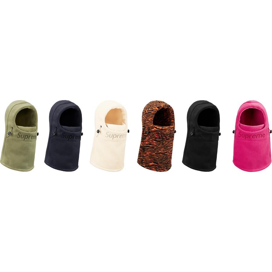 Supreme Polartec Balaclava for fall winter 21 season