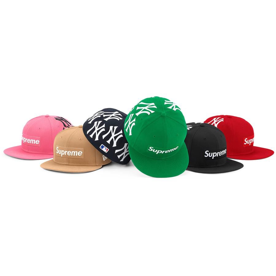 Supreme x New Era Champions Box Logo Hat 'Red