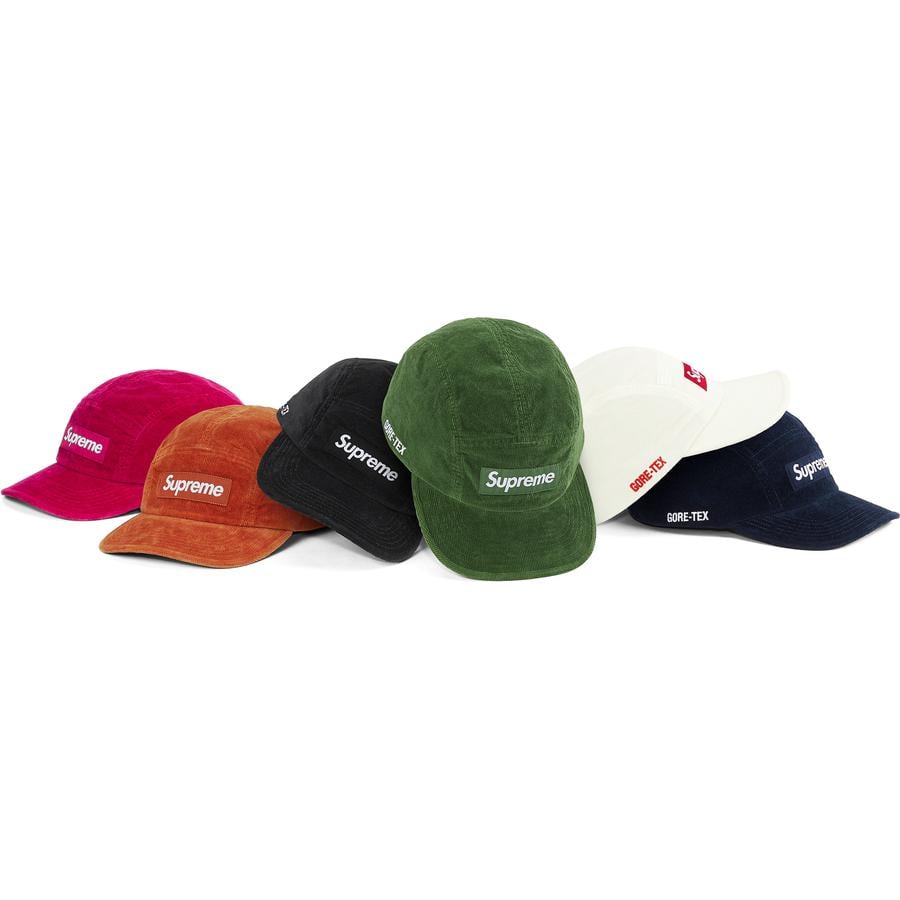 Supreme GORE-TEX Corduroy Camp Cap released during fall winter 21 season