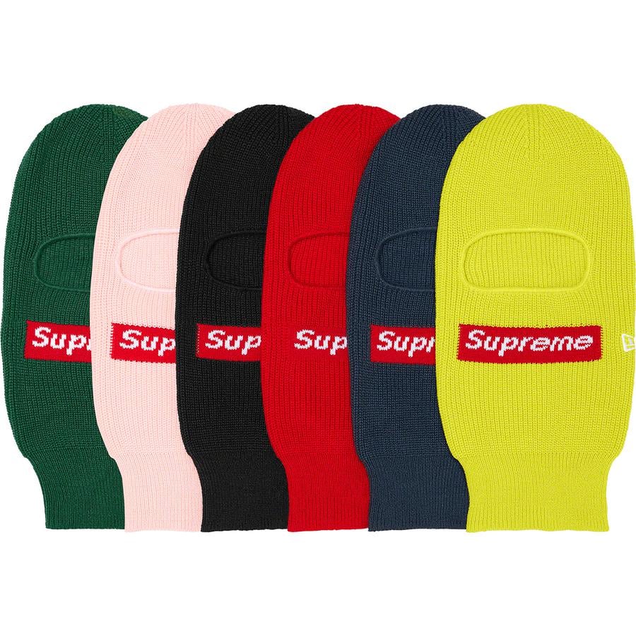 Supreme New Era Box Logo Balaclava released during fall winter 21 season