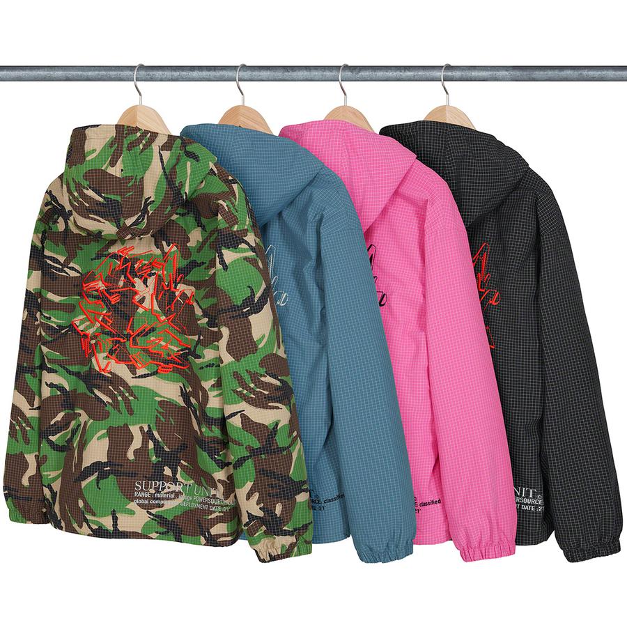 Supreme Support Unit Nylon Ripstop Jacket released during fall winter 21 season