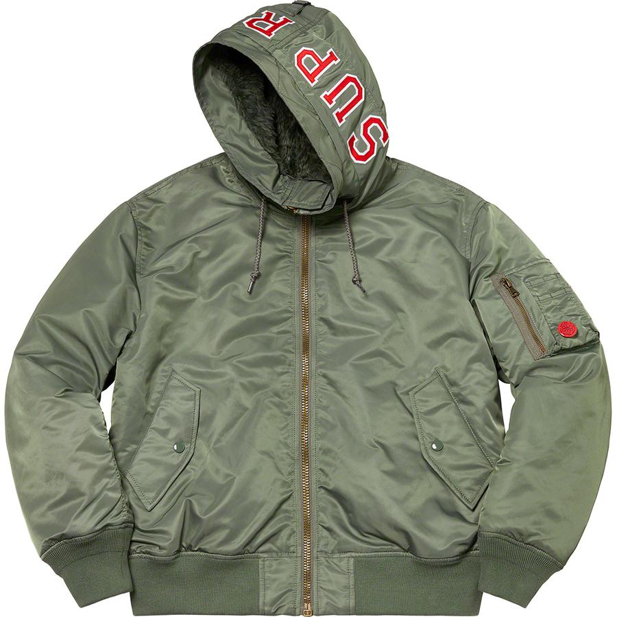 Details on Hooded MA-1  from fall winter
                                                    2021 (Price is $328)