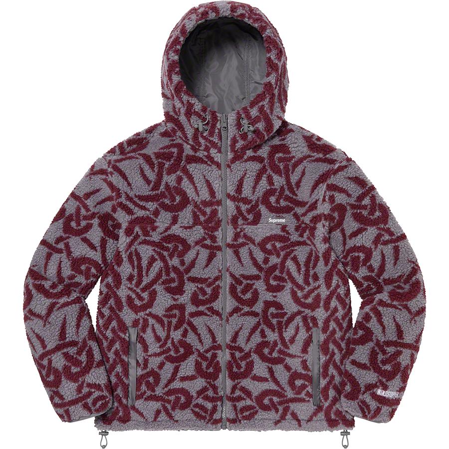 Details on Celtic Knot Reversible WINDSTOPPER Fleece Hooded Jacket  from fall winter 2021 (Price is $238)