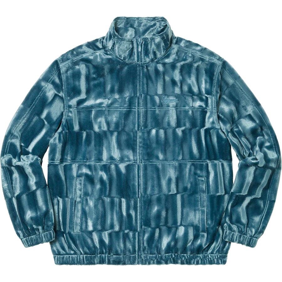 Details on Velour Track Jacket  from fall winter
                                                    2021 (Price is $138)