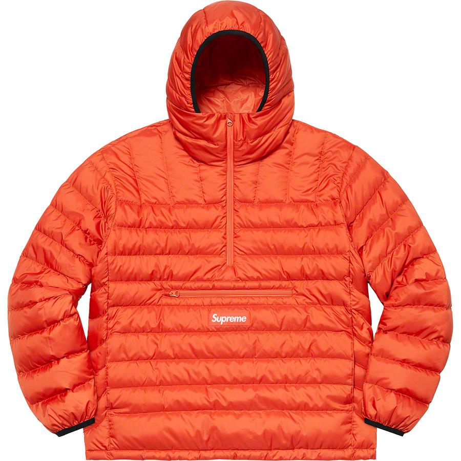 Details on Micro Down Half Zip Hooded Pullover  from fall winter 2021 (Price is $238)