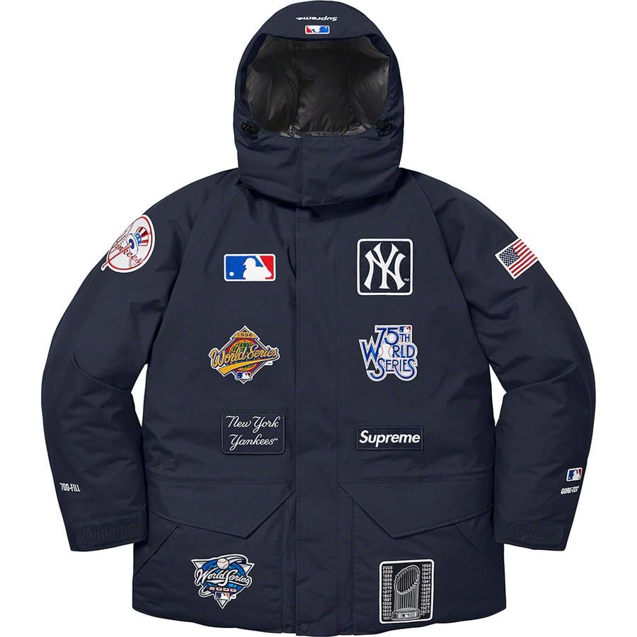 Details on Supreme New York Yankees™ GORE-TEX 700-Fill Down Jacket  from fall winter
                                                    2021 (Price is $668)