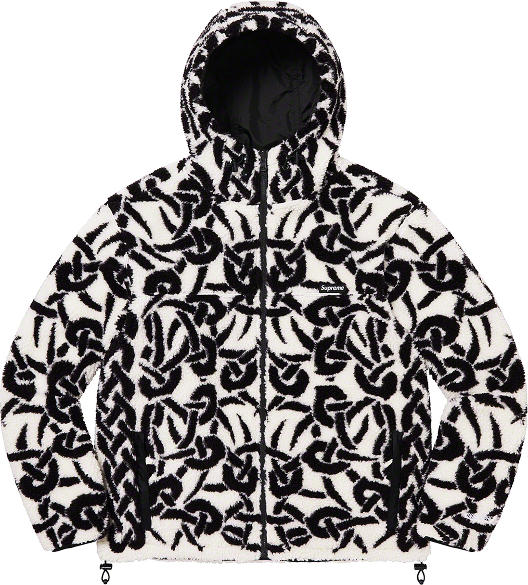 Celtic Knot Reversible WINDSTOPPER Fleece Hooded Jacket - fall