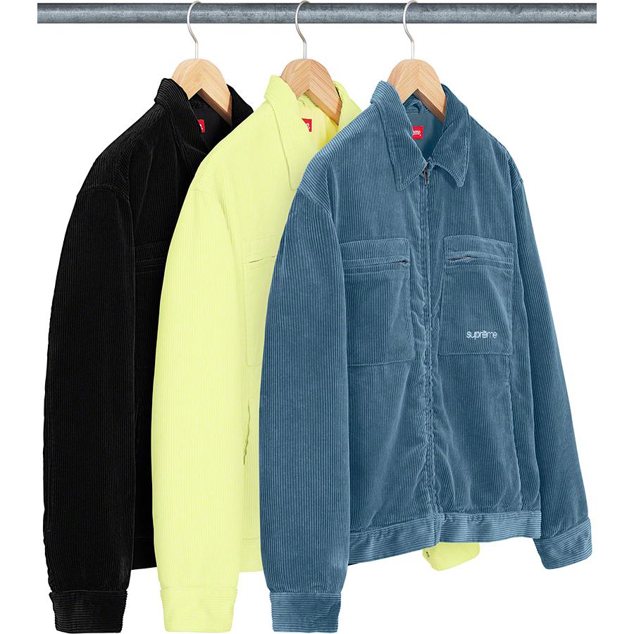 Supreme Corduroy Zip Jacket released during fall winter 21 season