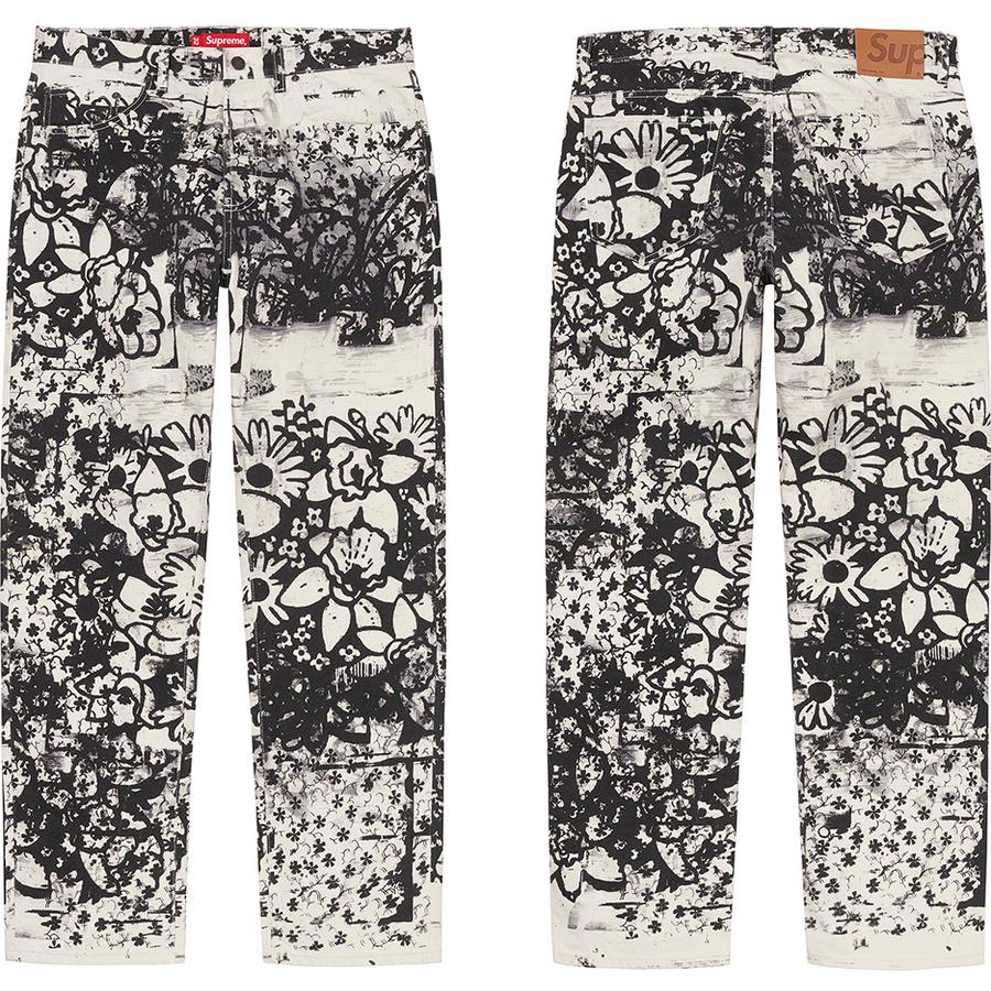 Details on Christopher Wool SupremeRegular Jean from fall winter
                                            2021 (Price is $168)
