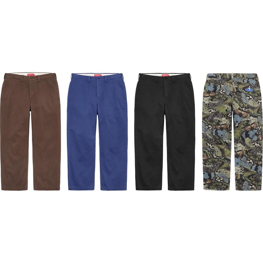 Supreme Chino Pant releasing on Week 9 for fall winter 21