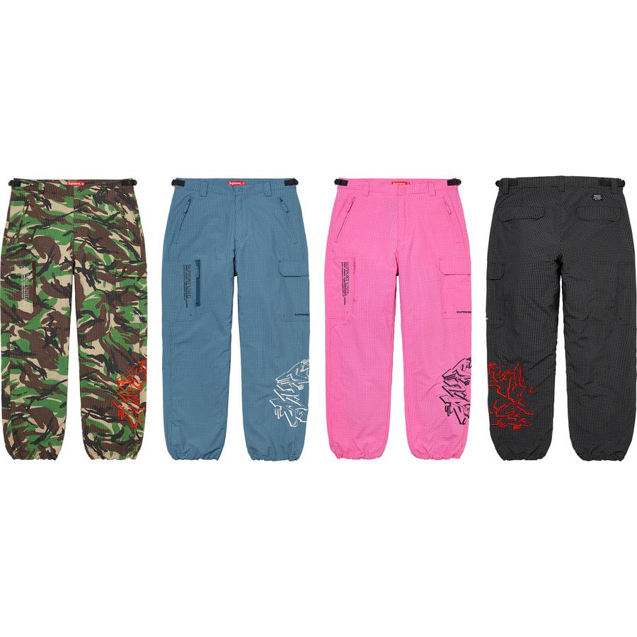 Supreme Support Unit Nylon Ripstop Pant releasing on Week 3 for fall winter 21