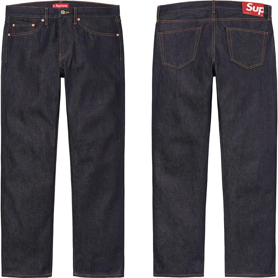 Supreme Rigid Slim Jean released during fall winter 21 season