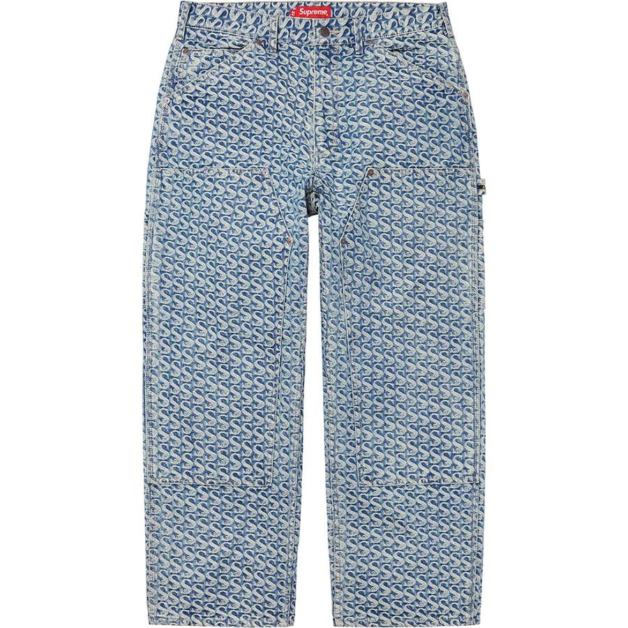 Details on Monogram Double Knee Denim Painter Pant  from fall winter 2021 (Price is $178)