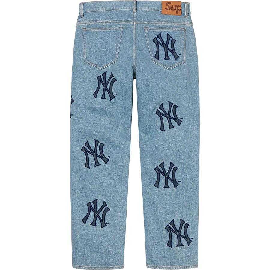 Details on Supreme New York Yankees™Regular Jean  from fall winter 2021 (Price is $198)