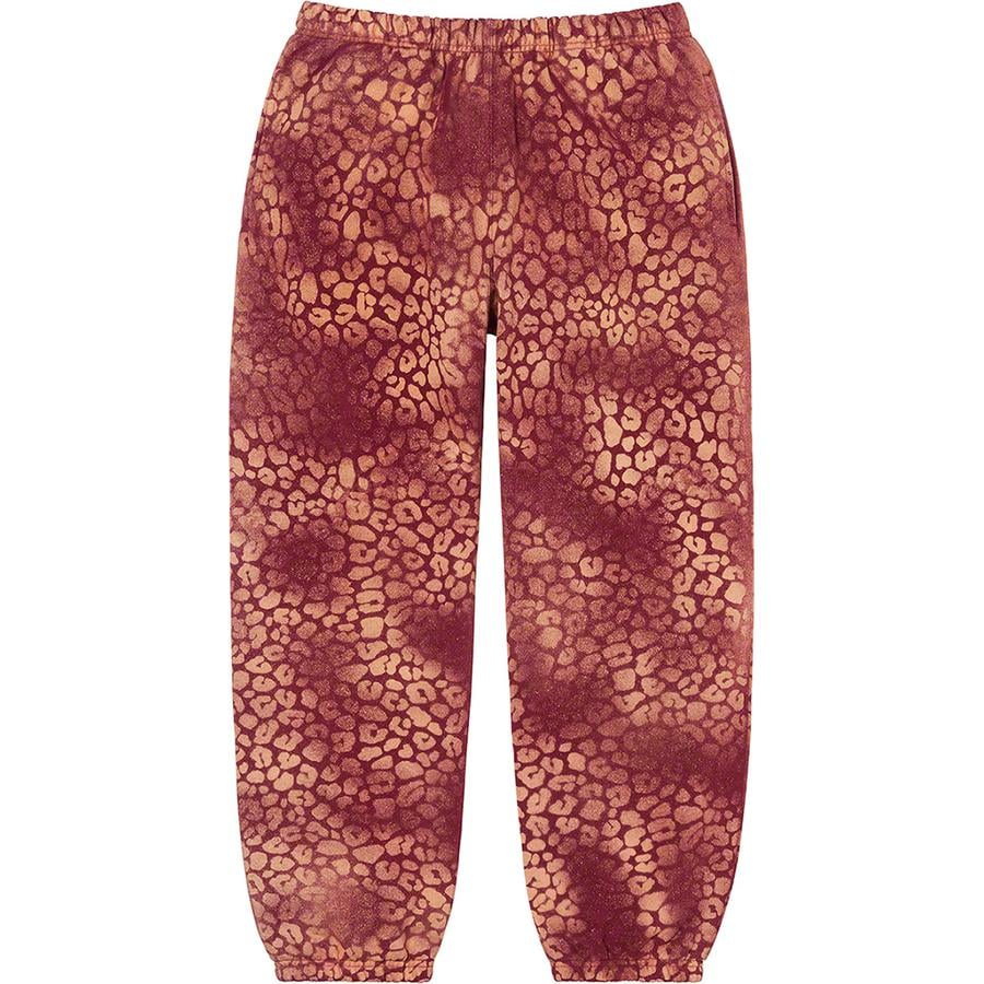 Details on Bleached Leopard Sweatpant  from fall winter
                                                    2021 (Price is $188)