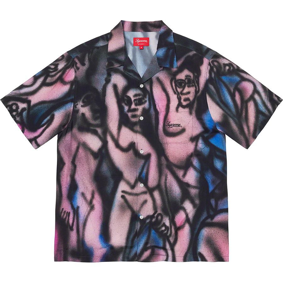Supreme *Removed* Bodies Rayon S S Shirt for fall winter 21 season