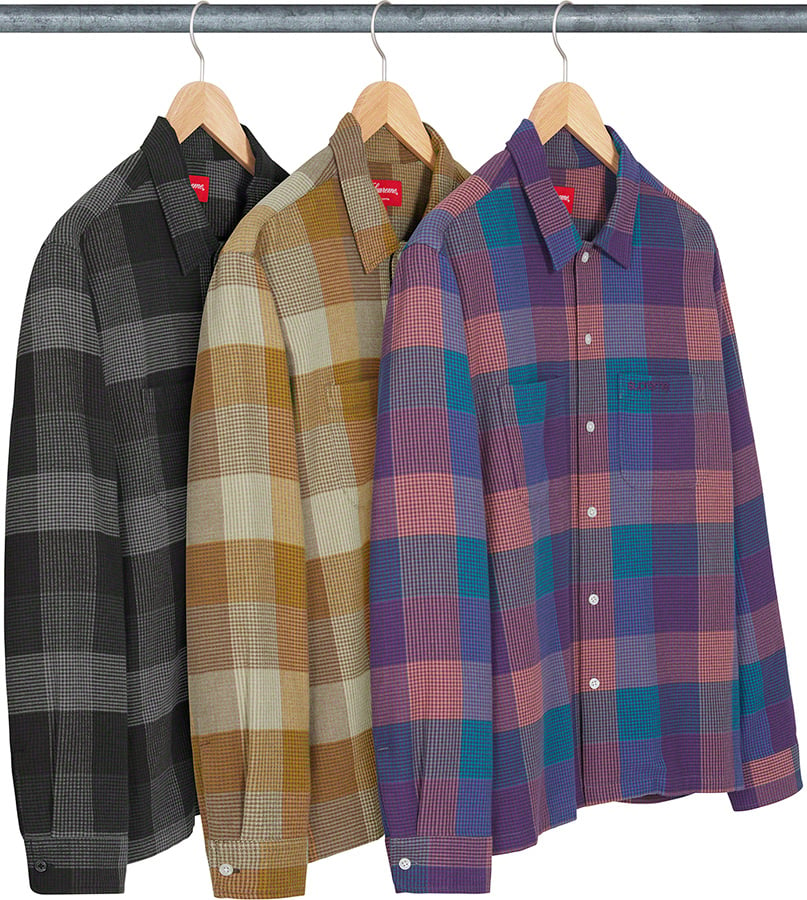 Plaid Flannel Shirt - fall winter 2021 - Supreme