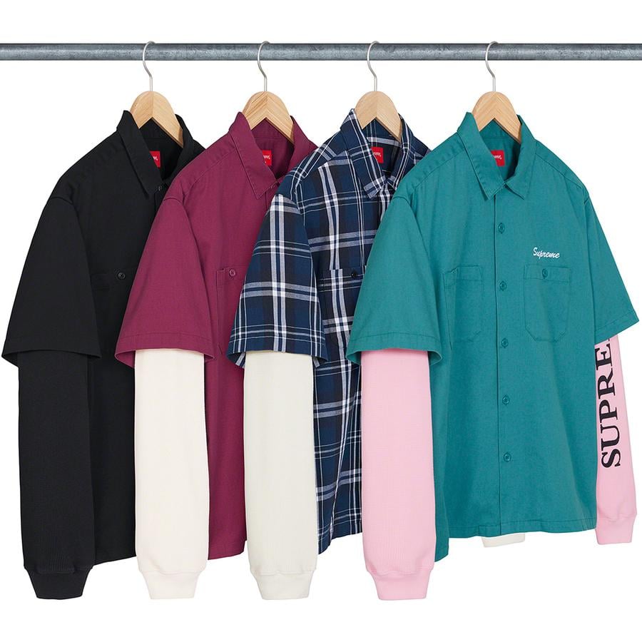 Supreme Thermal Work Shirt for fall winter 21 season