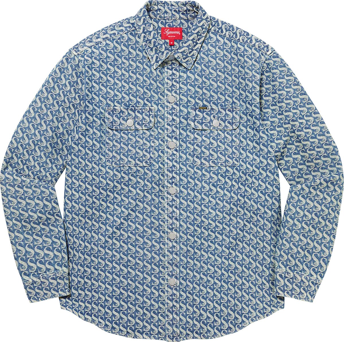 Monogram Denim Shirt - fall winter 2021 - Supreme