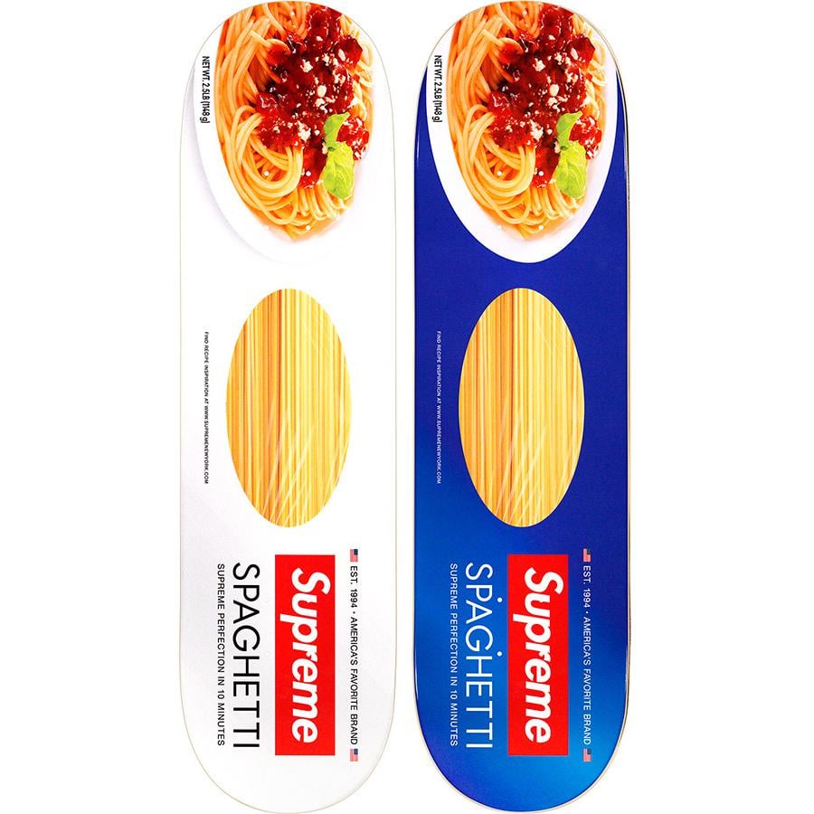 Supreme Spaghetti Skateboard releasing on Week 12 for fall winter 21