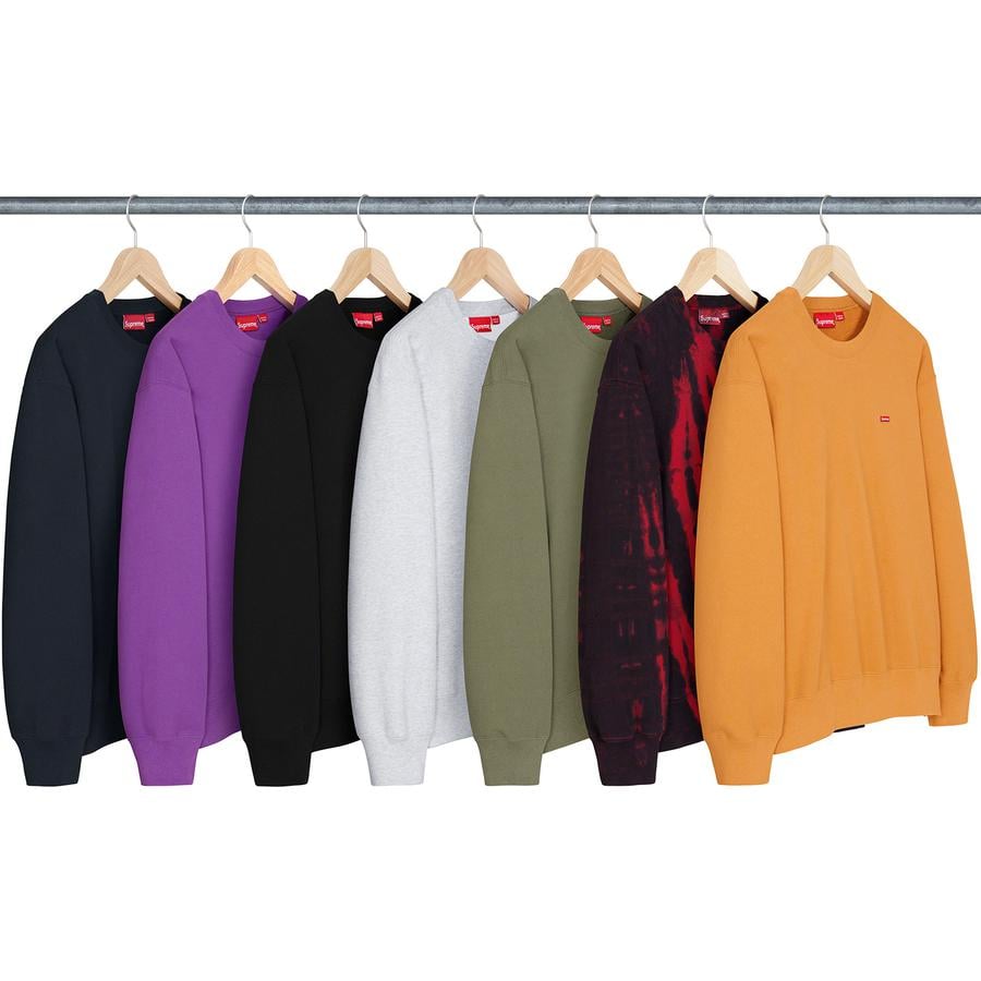 Supreme Small Box Crewneck for fall winter 21 season