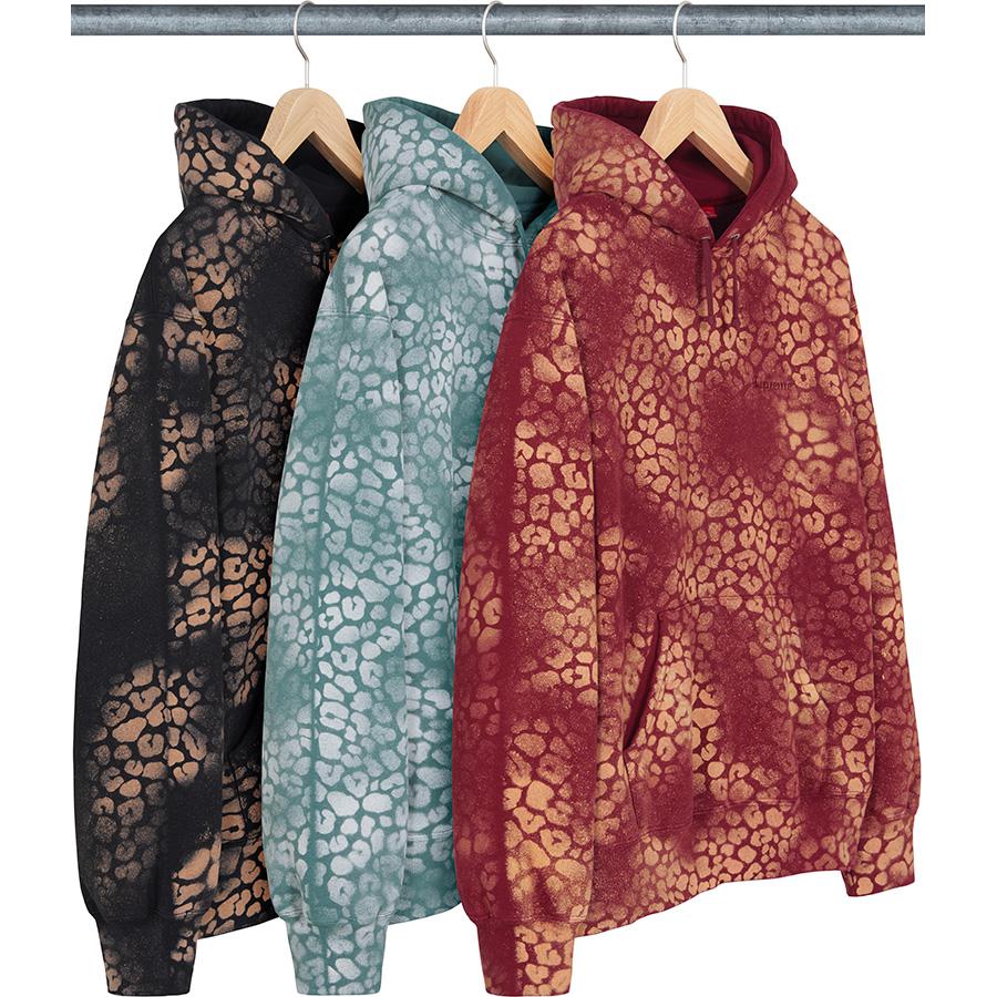 Supreme Bleached Leopard Hooded Sweatshirt releasing on Week 19 for fall winter 2021