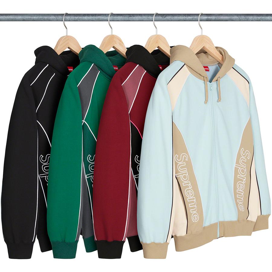 Track Paneled Zip Up Hooded Sweatshirt - fall winter 2021 - Supreme