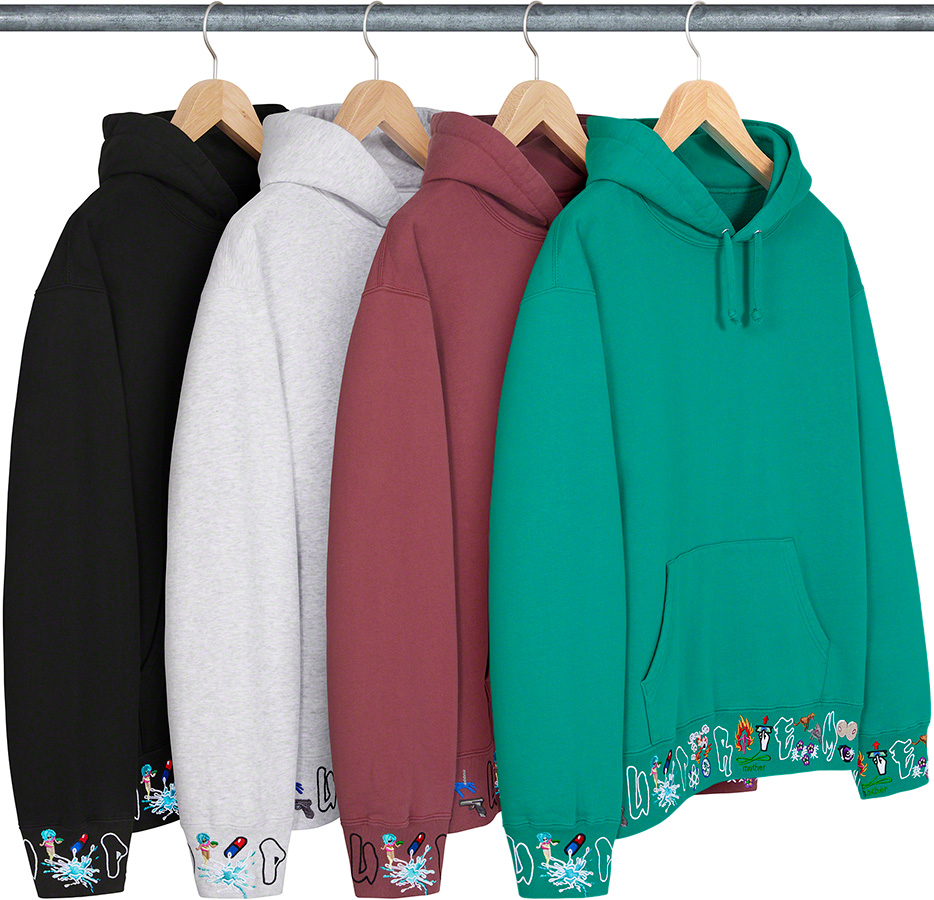 Supreme AOI Icons Hooded Sweatshirt L