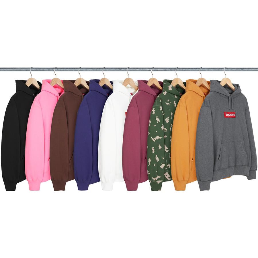 Details on Box Logo Hooded Sweatshirt from fall winter 2021 (Price is $168)