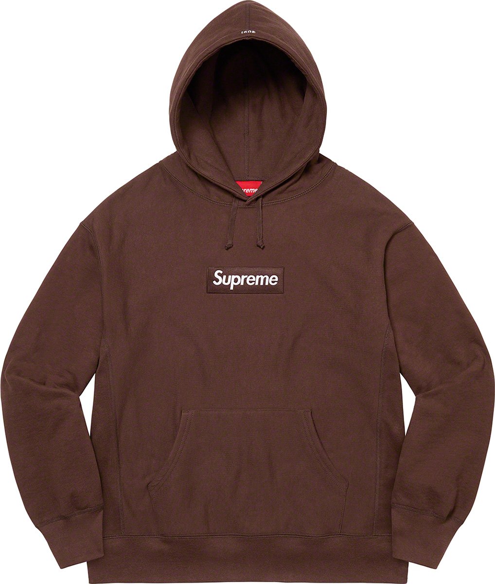 Supreme 21AW Box Logo Hooded Sweatshirt-