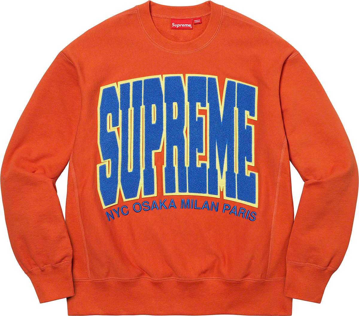 Supreme Cities Arc Crewneck FW 21 - Stadium Goods