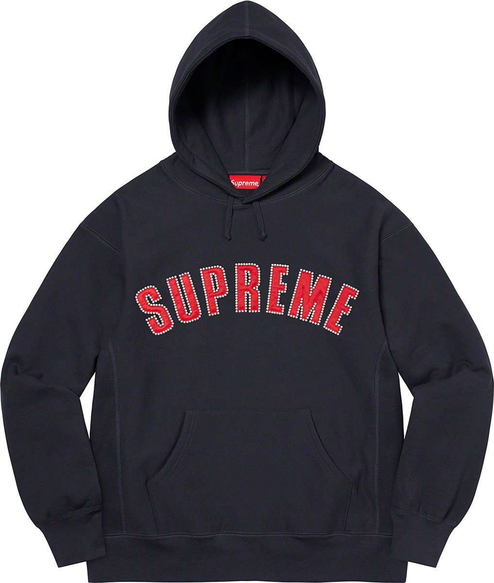 Pearl Logo Hooded Sweatshirt - fall winter 2021 - Supreme