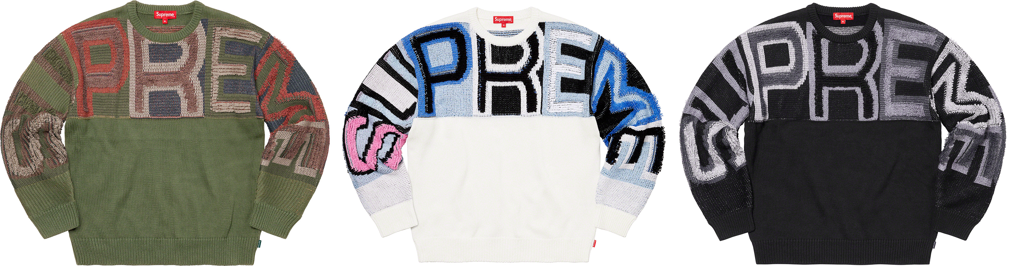 Chenille Logo Sweater - fall winter 2021 - Supreme