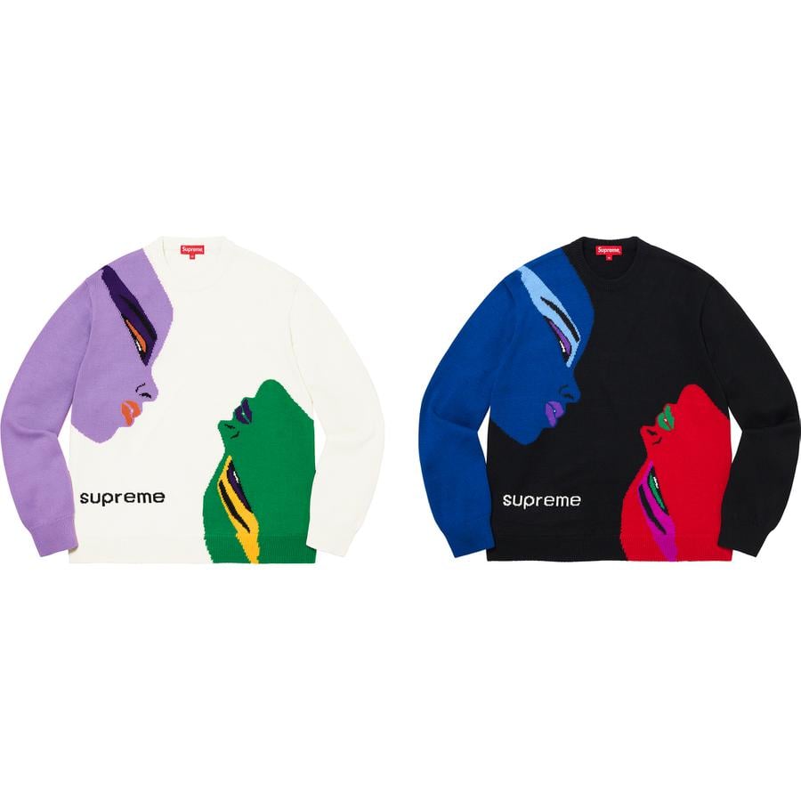 supreme Faces Sweater