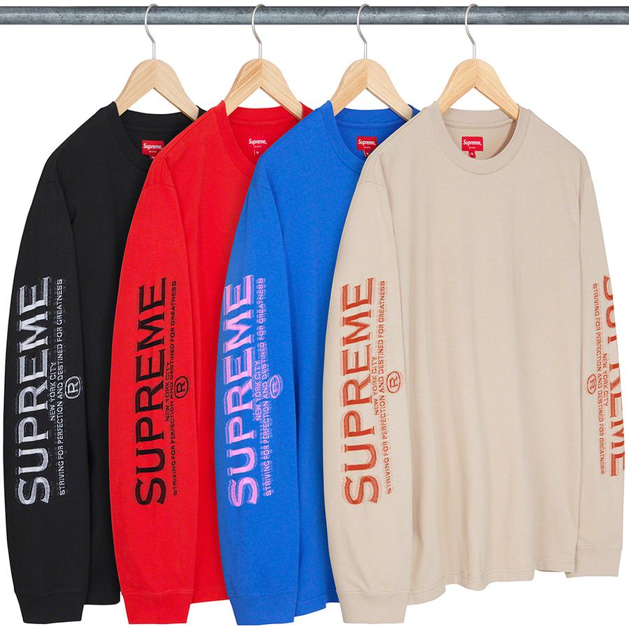 Supreme Intarsia Sleeve L S Top for fall winter 21 season