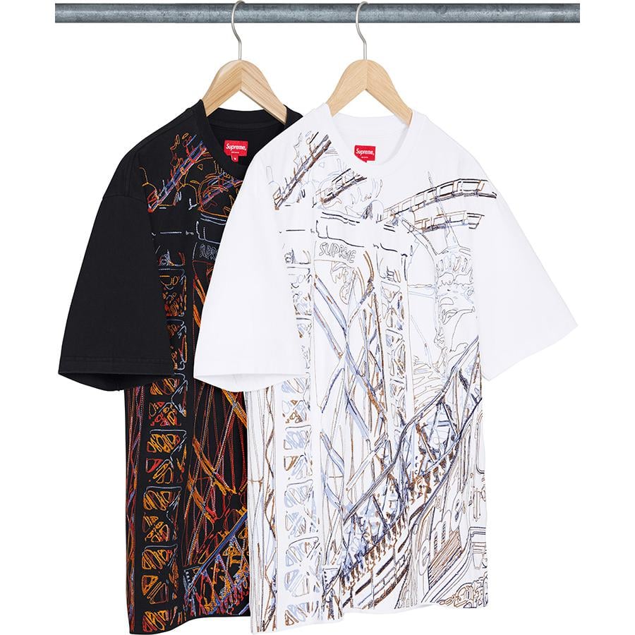 Supreme Bridge Embroidered S S Top released during fall winter 21 season