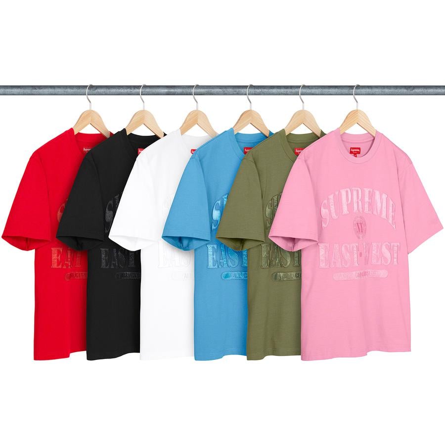 Supreme East West S S Top releasing on Week 5 for fall winter 21