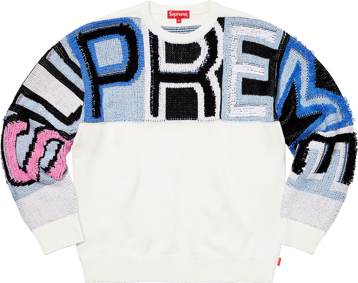 Chenille Logo Sweater - fall winter 2021 - Supreme