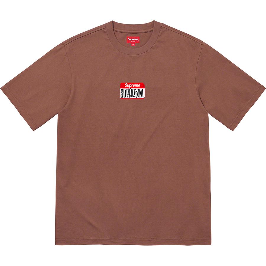 Details on Gonz Nametag S S Top  from fall winter 2021 (Price is $68)