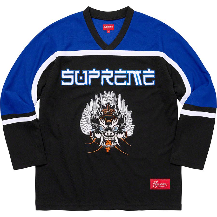 Details on Demon Hockey Jersey  from fall winter
                                                    2021 (Price is $148)