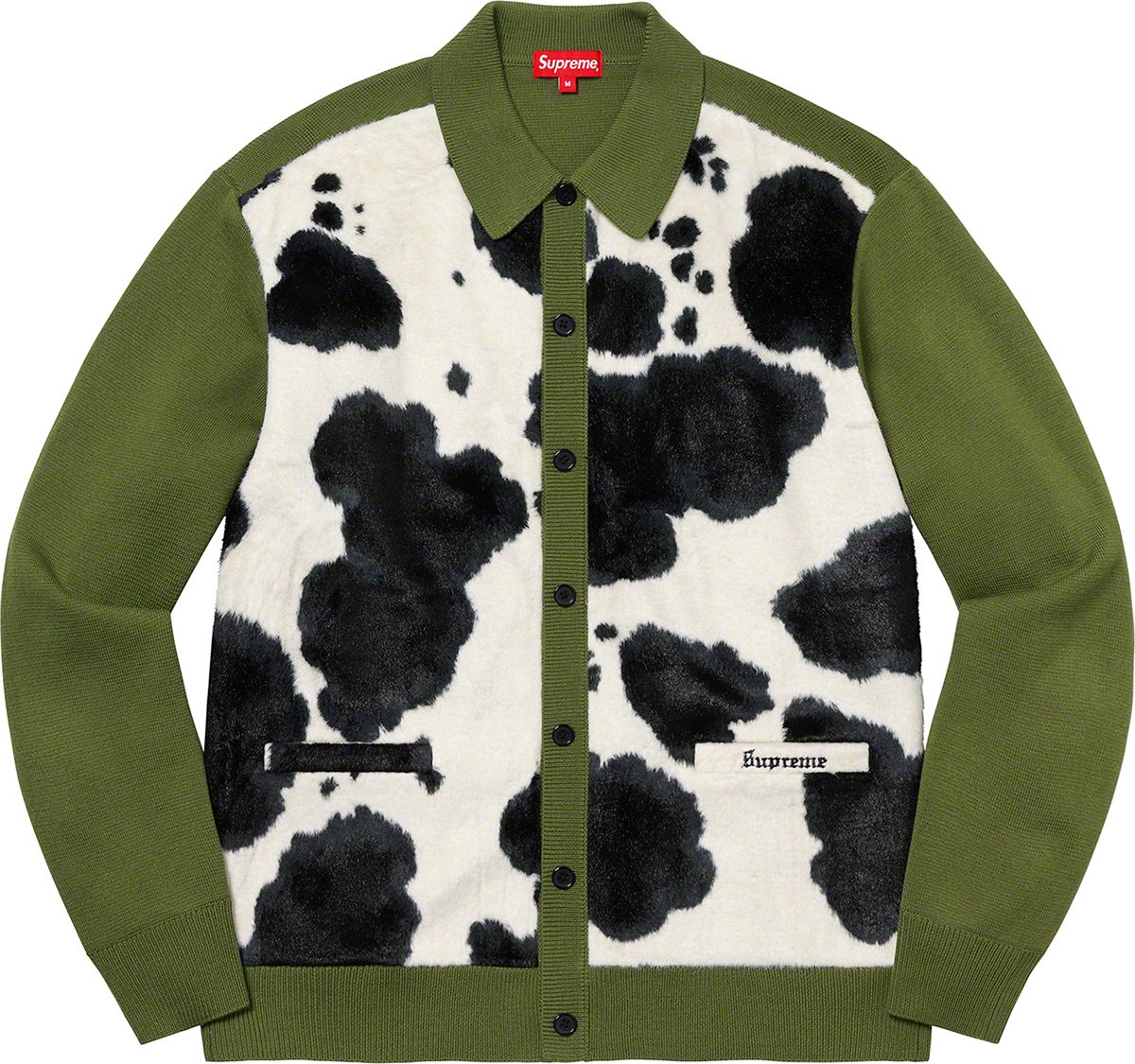 Cow Print Cardigan - fall winter 2021 - Supreme