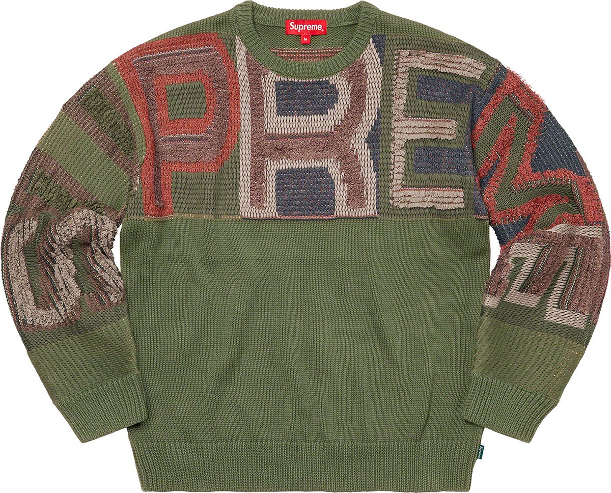 Supreme Chenille Logo Sweater