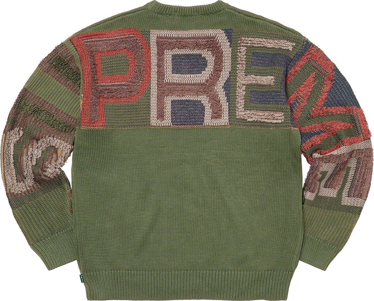 Chenille Logo Sweater - fall winter 2021 - Supreme