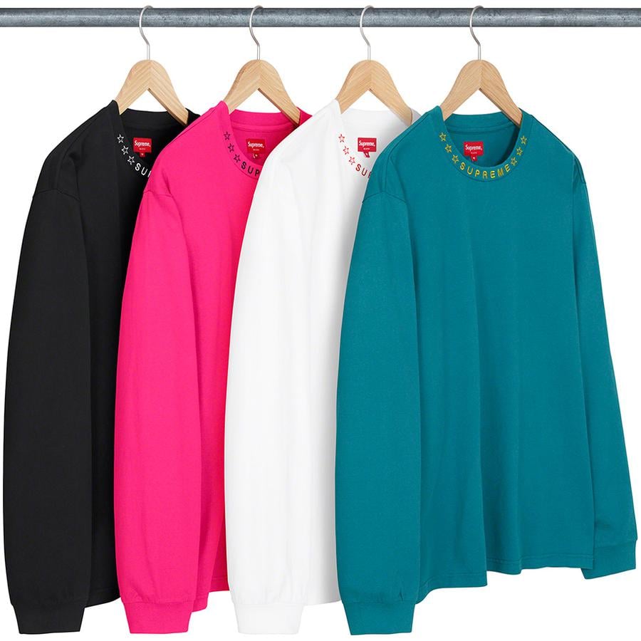 Supreme Stars Collar L S Top released during fall winter 21 season