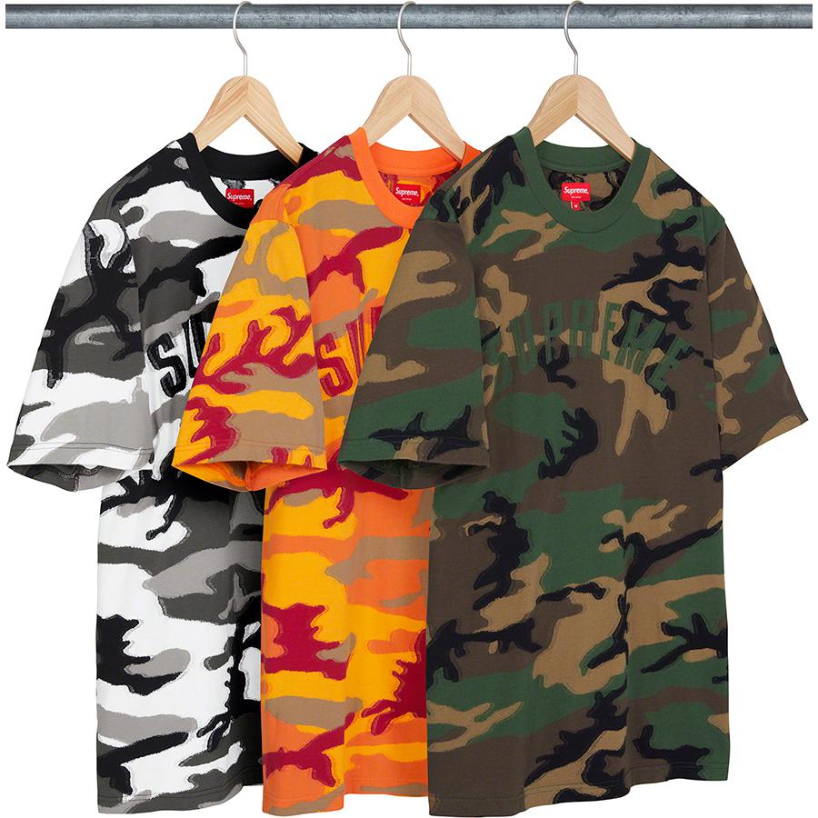 Supreme Intarsia Camo S S Top releasing on Week 8 for fall winter 21