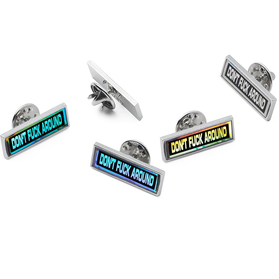 Supreme Fuck Around Pin for fall winter 22 season