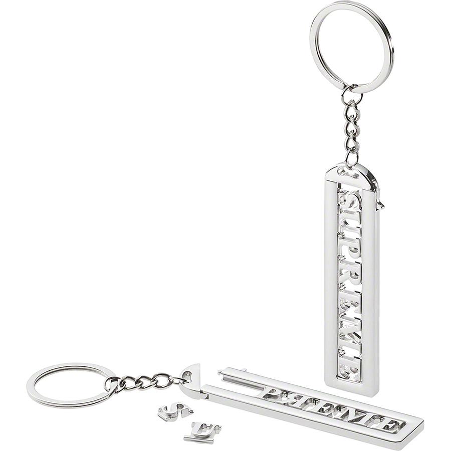Details on Slide Keychain from fall winter 2022 (Price is $24)