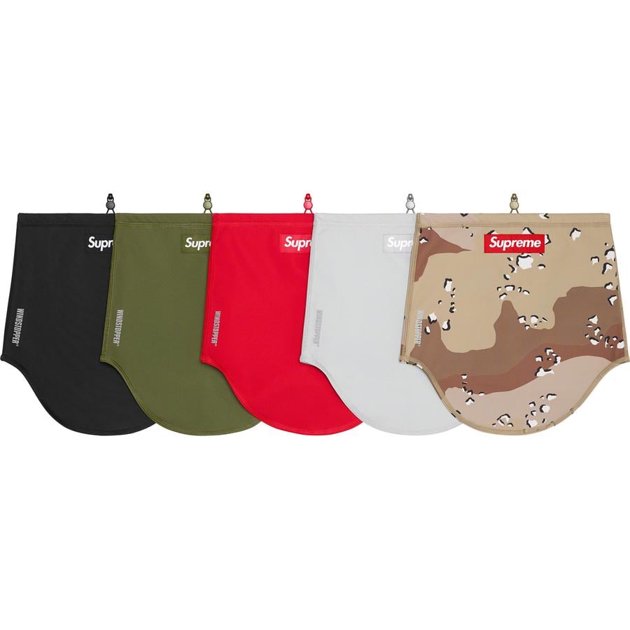 Supreme WINDSTOPPER Neck Gaiter for fall winter 22 season