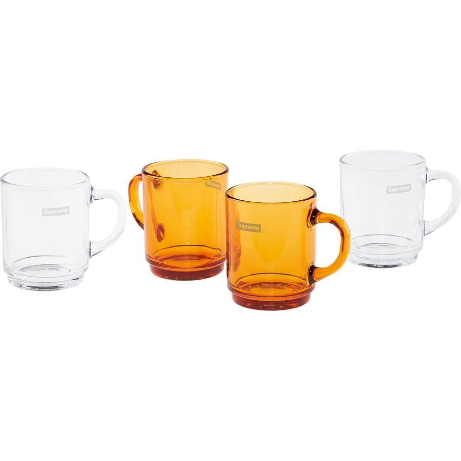 Details on Supreme Duralex Glass Mugs (Set of 6) from spring summer
                                            2023 (Price is $58)